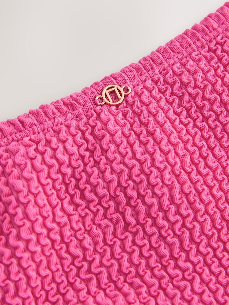 Rosa mit Crinkle-Effekt - Bikinihose - Bild 8 von 8 Rosa mit Crinkle-Effekt - Bikinihose - Bild 8 von 8