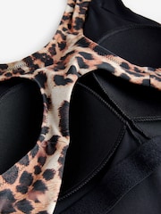 Leopard Tummy Control Unitard Swimsuit - Image 7 of 8