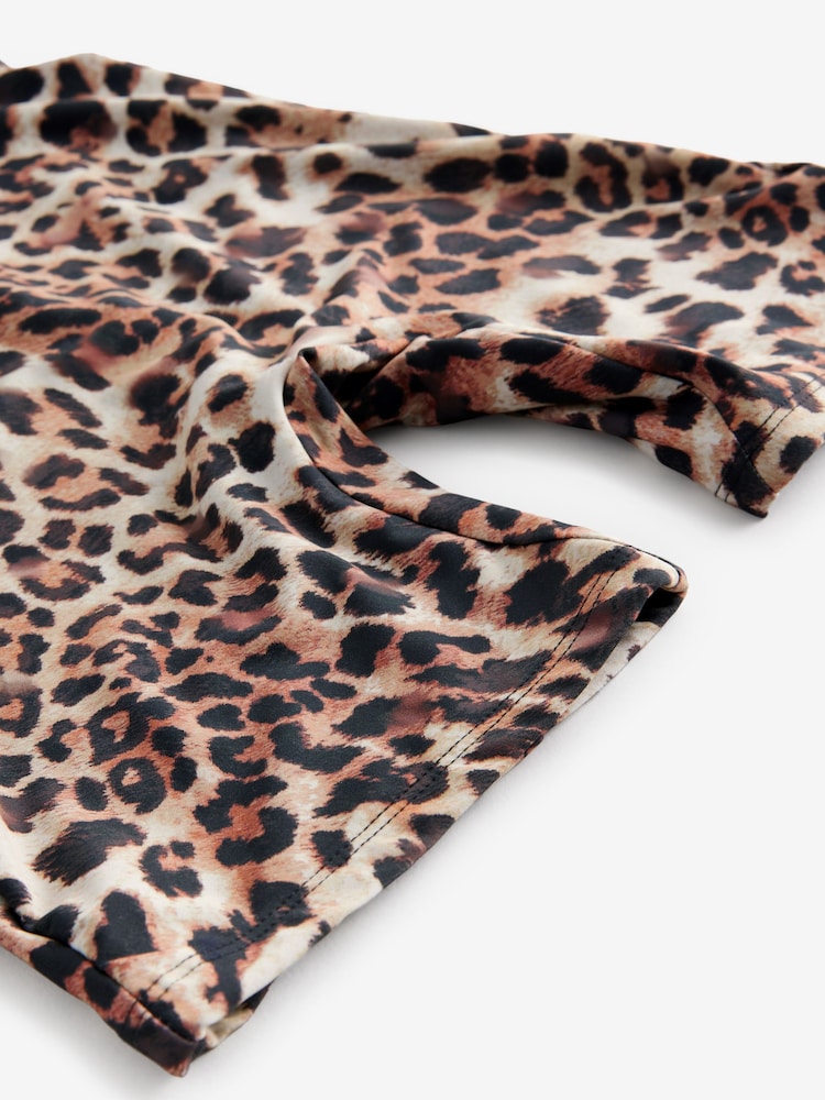 Leopard Tummy Control Unitard Swimsuit - Image 8 of 8
