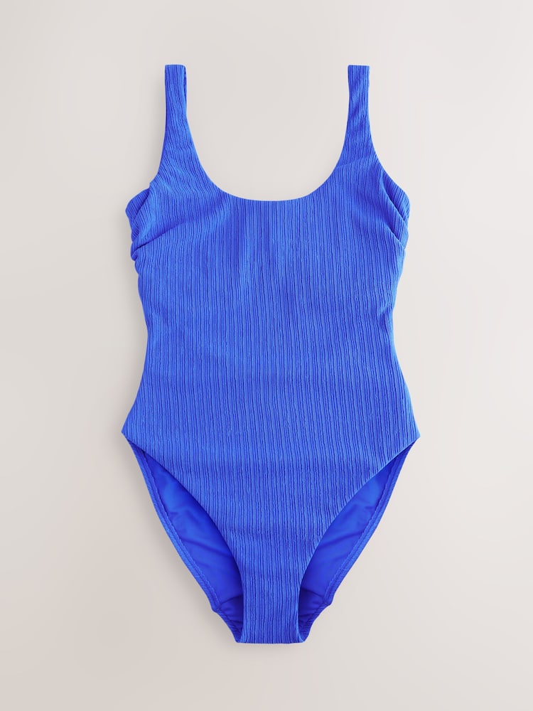 Blue Rib Dd+ Wired Scoop Neck Tummy Control Swimsuit - Image 10 of 13