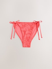 Dentelle rose corail - Bas de bikini - Image 6 of 8