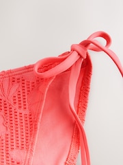 Dentelle rose corail - Bas de bikini - Image 7 of 8