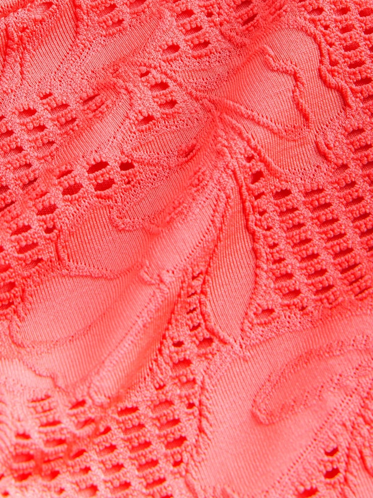 Dentelle rose corail - Bas de bikini - Image 8 of 8