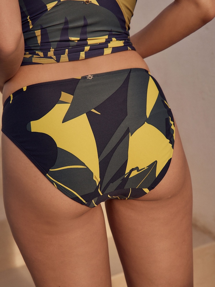 Navy/Khaki Palm - Bikinibroekjes - Image 3 of 7