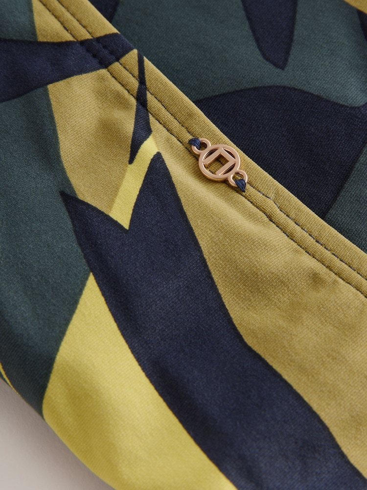 Navy/Khaki Palm - Bikinibroekjes - Image 6 of 7