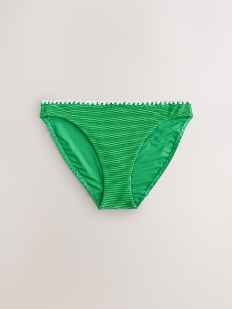 Vert - Bas de bikini Imprimé - Image 5 of 8
