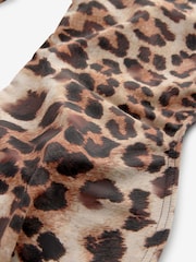 Brown Leopard DD+ Non Pad Minimise Bandeau Bikini Top - Image 11 of 11