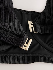 Zwart/groen - DD+ Rib Crop Bikini Tops 2 Pack - Image 11 of 11