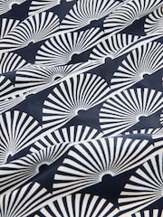 Black/Navy Fan Print - Pack de 2 bañadores con efecto vientre plano - Imagen 9 de 11