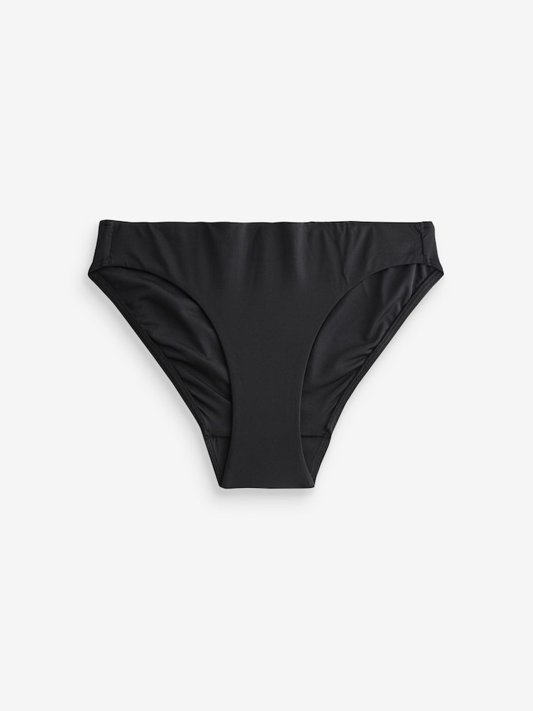 Bleu/Noir - High Leg Bikini Bottoms 2 Pack - Image 5 of 6