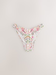 Cream/Rose à motif paisley - Bas de bikini - Image 3 of 5