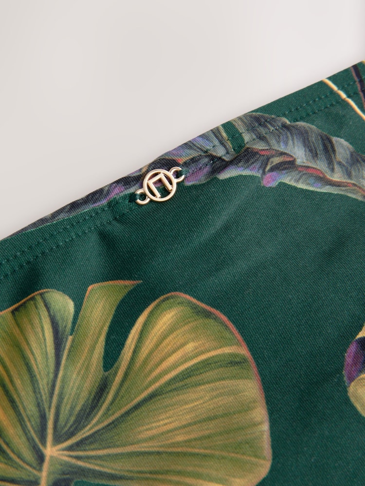 Floral vert - Bas de bikini Imprimé - Image 6 of 7