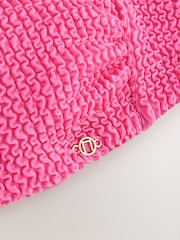 Rose froissé - Haut Bikini bandeau en métal - Image 9 of 9