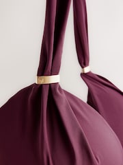 vin - Haut de bikini rembourré à bretelles et halter à armatures - Image 9 de 9