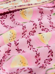 Cream/Rose à motif paisley - Haut de tankini à dos nu - Image 6 of 8