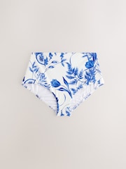 Floral blanc/bleu - Bas de bikini Imprimé - Image 6 de 8