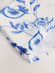 Floral blanc/bleu - Bas de bikini Imprimé - Image 8 de 8