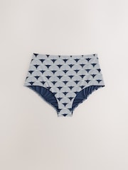 Bleu marine/blanc éventail - Bas de bikini - Image 5 de 7
