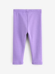 Bright Purple Cosy Fleece Lined Leggings (3mths-7yrs) - Image 5 of 6