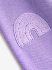 Bright Purple Cosy Fleece Lined Leggings (3mths-7yrs) - Image 6 of 6