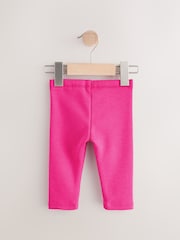 Vaaleanpunainen Kukka - Mukava fleecevuorattu leggingsit (3kk -7v) - Kuva 2 / 4