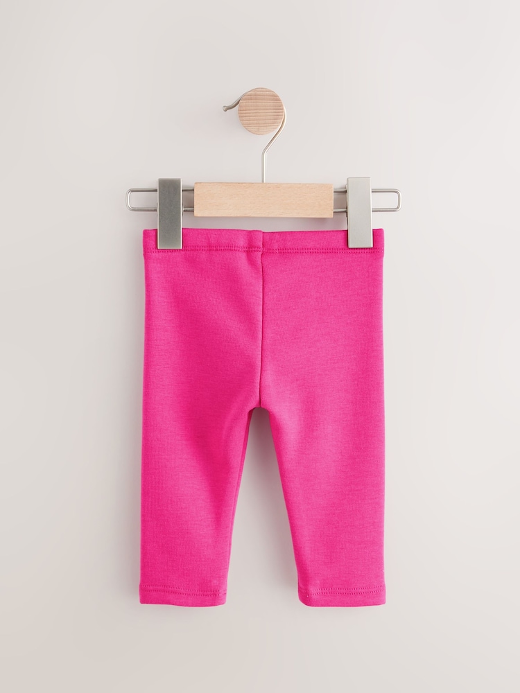 Vaaleanpunainen Kukka - Mukava fleecevuorattu leggingsit (3kk -7v) - Kuva 2 / 4