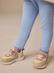Blue Lace Trim Leggings (3mths-7yrs) - Image 1 of 7