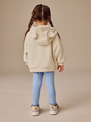 Blue Lace Trim Leggings (3mths-7yrs) - Image 3 of 7