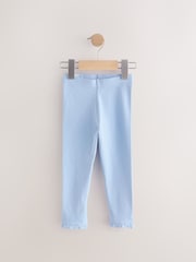 Blue Lace Trim Leggings (3mths-7yrs) - Image 4 of 7