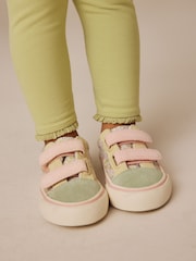 Pale Green Lace Trim Leggings (3mths-7yrs) - Image 3 of 7