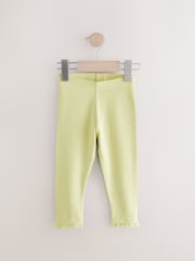 Pale Green Lace Trim Leggings (3mths-7yrs) - Image 4 of 7