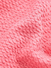 Pink Ribbed Textured Flare Leggings (3mths-7yrs) - Image 6 of 7