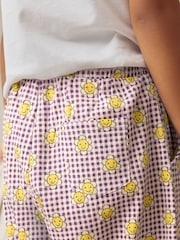Purple Textured Barrel Leg Trousers (3mths-7yrs) - Image 2 of 7
