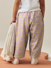 Purple Textured Barrel Leg Trousers (3mths-7yrs) - Image 3 of 7