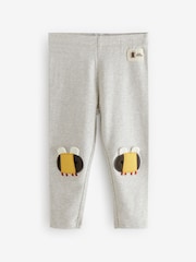 Grey Bee Embellished Leggings (3mths-7yrs) - Image 4 of 7