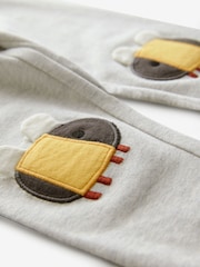 Grey Bee Embellished Leggings (3mths-7yrs) - Image 6 of 7