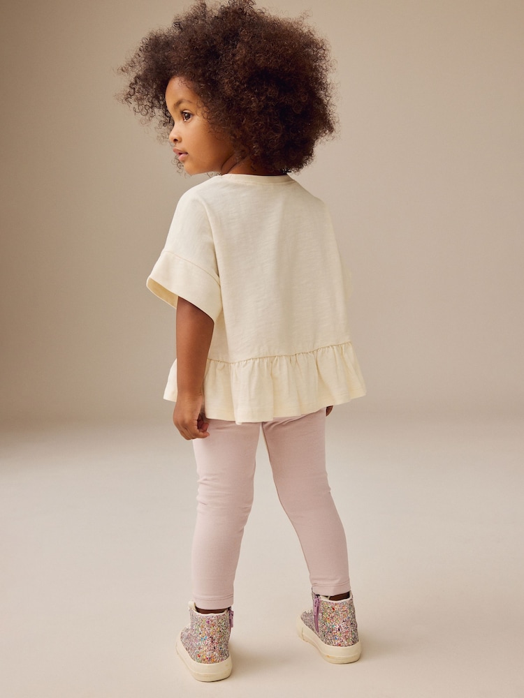 Pale Pink Circus Girl Embellished Leggings (3mths-7yrs) - Image 2 of 8