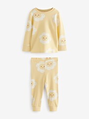 Neutral All Over Print Pyjamas 2 Pack - Image 2 of 3