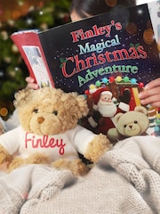 Personalised Magical Christmas Adventure Story Book and Bear by PMC - Image 1 of 7