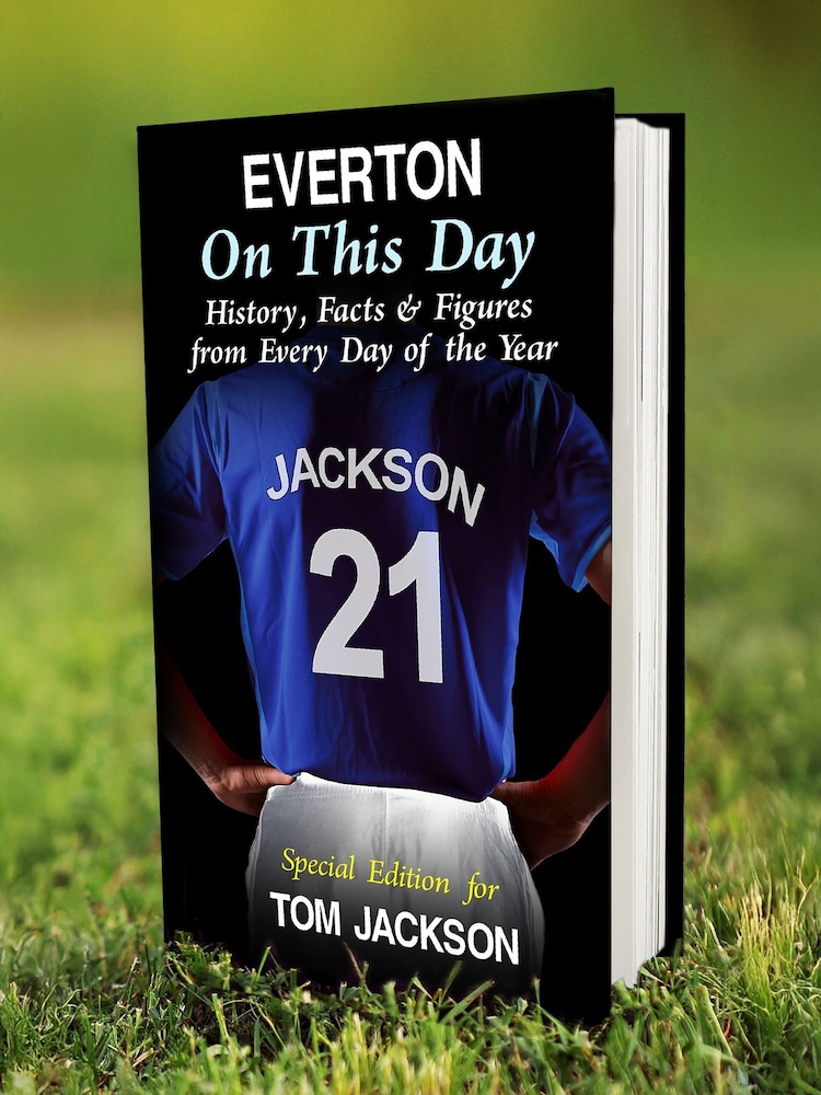 Personalised Personalised Everton F.C On this Day Book by PMC - Image 1 of 3