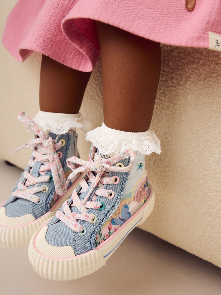 Denim arcoíris - Zapatillas altas con suela gruesa - Imagen 1 de 8 Denim arcoíris - Zapatillas altas con suela gruesa - Imagen 1 de 8
