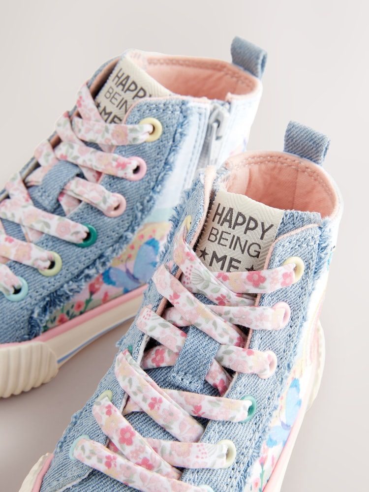 Denim arcoíris - Zapatillas altas con suela gruesa - Imagen 8 de 8 Denim arcoíris - Zapatillas altas con suela gruesa - Imagen 8 de 8