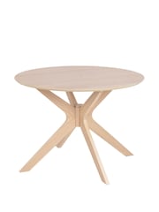 Actona White Oak IDuncan Table  4 Cassandra Dining Chairs - Image 2 of 11