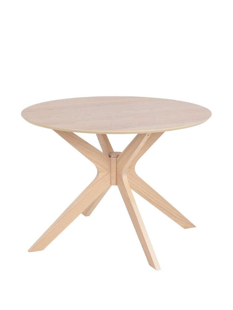 Actona White Oak IDuncan Table  4 Cassandra Dining Chairs - Image 2 of 11