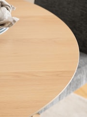 Actona White Oak IDuncan Table  4 Cassandra Dining Chairs - Image 4 of 11