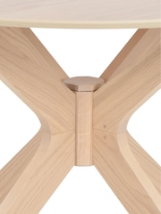 Actona White Oak IDuncan Table  4 Cassandra Dining Chairs - Image 5 of 11