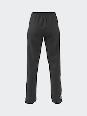 adidas Dark Black Straight Firebird 3 Stripe Straight Trackpants - Image 13 of 20