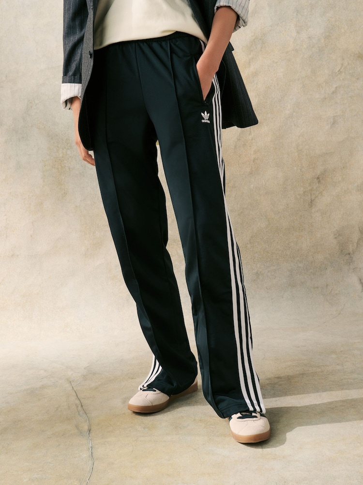 Donkerzwart - adidas Firebird 3 Stripe Straight Trackpants - Image 4 of 20