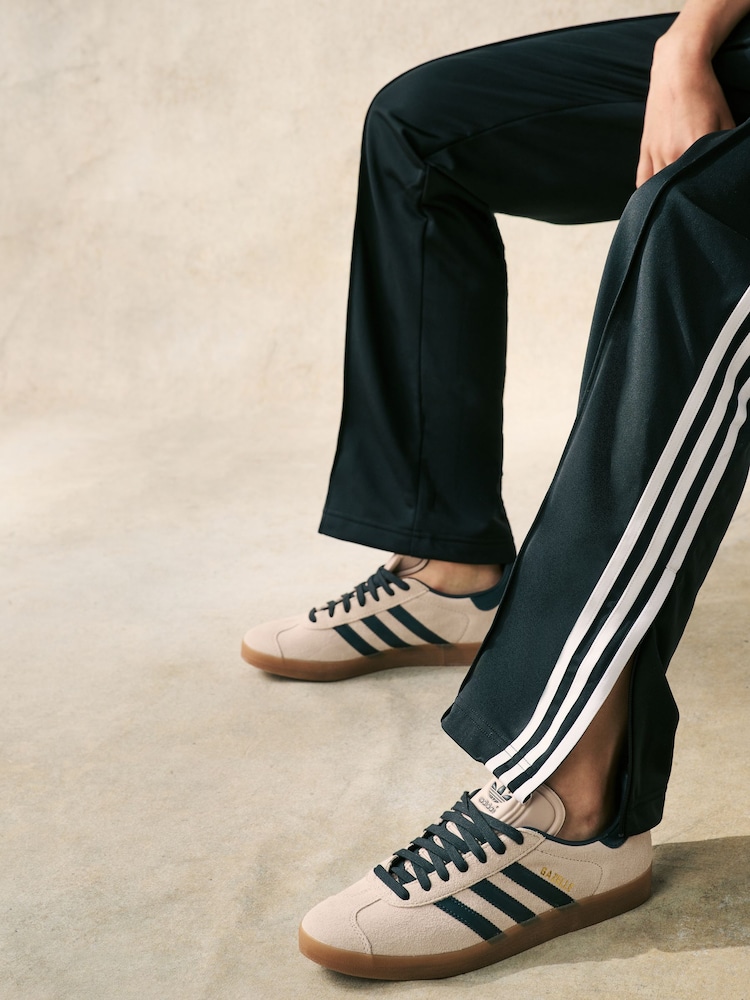 Donkerzwart - adidas Firebird 3 Stripe Straight Trackpants - Image 6 of 20