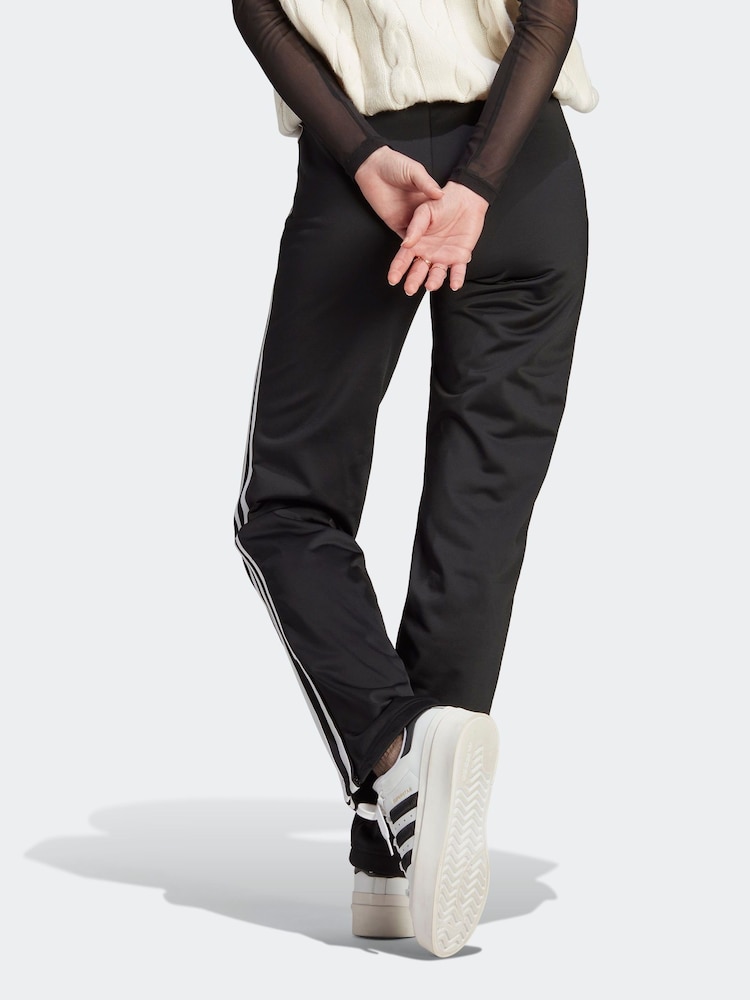 Donkerzwart - adidas Firebird 3 Stripe Straight Trackpants - Image 9 of 20
